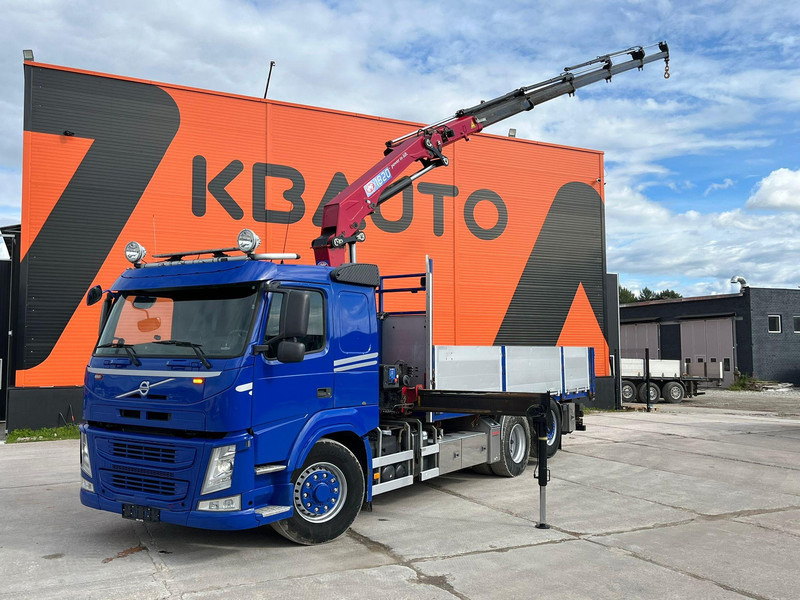 Volvo FM 450 6x4*4 HYDRODRIVE HMF 1820-K5 / 1267 PTO HOURS / PLATFORM L=6240-7240 mm EXTENDABLE - Tovornjak s kesonom, Tovornjak z dvigalom: slika 1 Volvo FM 450 6x4*4 HYDRODRIVE HMF 1820-K5 / 1267 PTO HOURS / PLATFORM L=6240-7240 mm EXTENDABLE - Tovornjak s kesonom, Tovornjak z dvigalom: slika 1