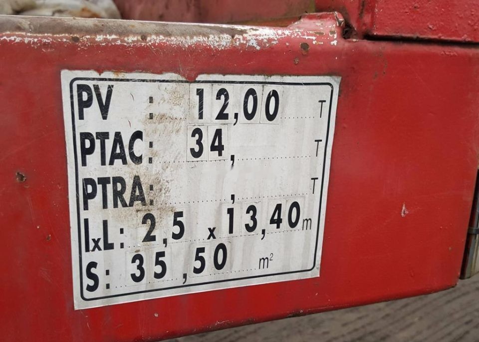 ACTM 28 M ROZSUWANA 3 OSIE SKRĘTNE ORYGINAŁ - Polprikolica s kesonom: slika 4 ACTM 28 M ROZSUWANA 3 OSIE SKRĘTNE ORYGINAŁ - Polprikolica s kesonom: slika 4