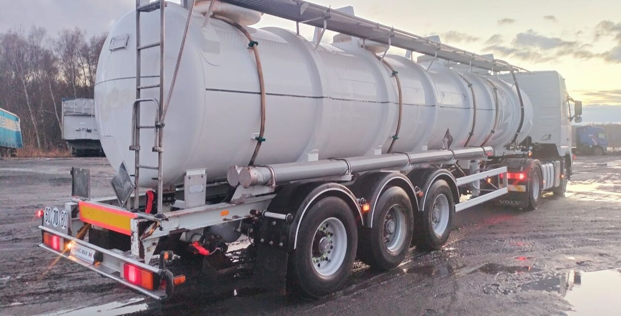 Guhur ADR L4BN/ chemiczna / polyester / poj. 24.600L - Polprikolica cisterna: slika 1 Guhur ADR L4BN/ chemiczna / polyester / poj. 24.600L - Polprikolica cisterna: slika 1