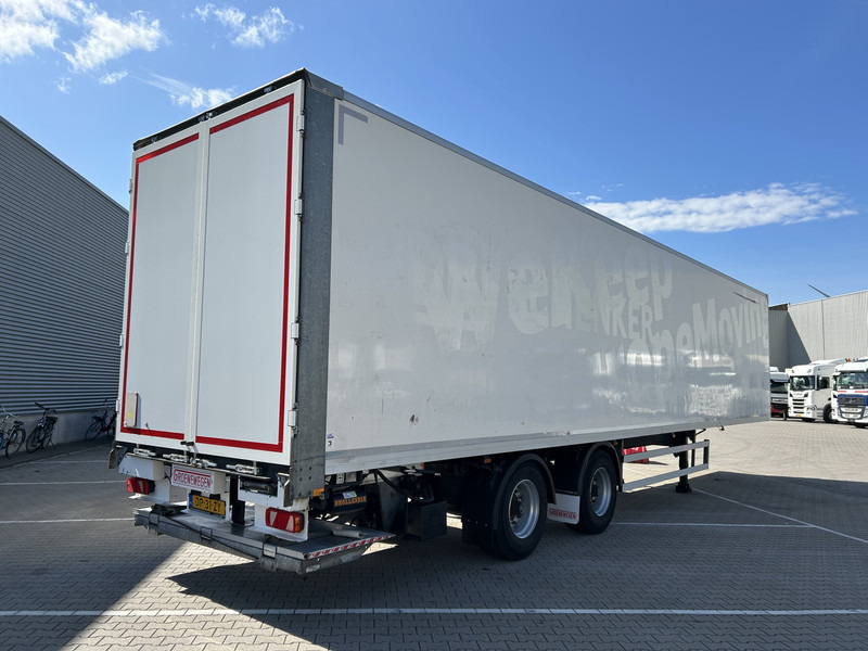 Groenewegen DRO-14-18 B / Box / Laadklep / Stuuras / APK 08-26 - Polprikolica zabojnik: slika 2 Groenewegen DRO-14-18 B / Box / Laadklep / Stuuras / APK 08-26 - Polprikolica zabojnik: slika 2