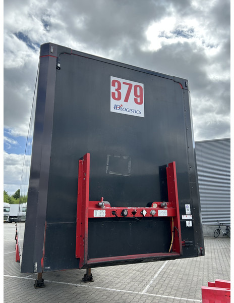 Polprikolica zabojnik Groenewegen Jumbo DRO-14-18 / Box Trailer / 2x Stuuras / Laadklep / APK 06-26: slika 18