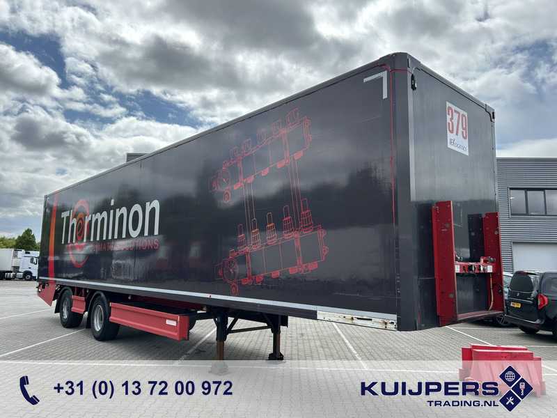 Groenewegen Jumbo DRO-14-18 / Box Trailer / 2x Stuuras / Laadklep / APK 06-26 - Polprikolica zabojnik: slika 1 Groenewegen Jumbo DRO-14-18 / Box Trailer / 2x Stuuras / Laadklep / APK 06-26 - Polprikolica zabojnik: slika 1