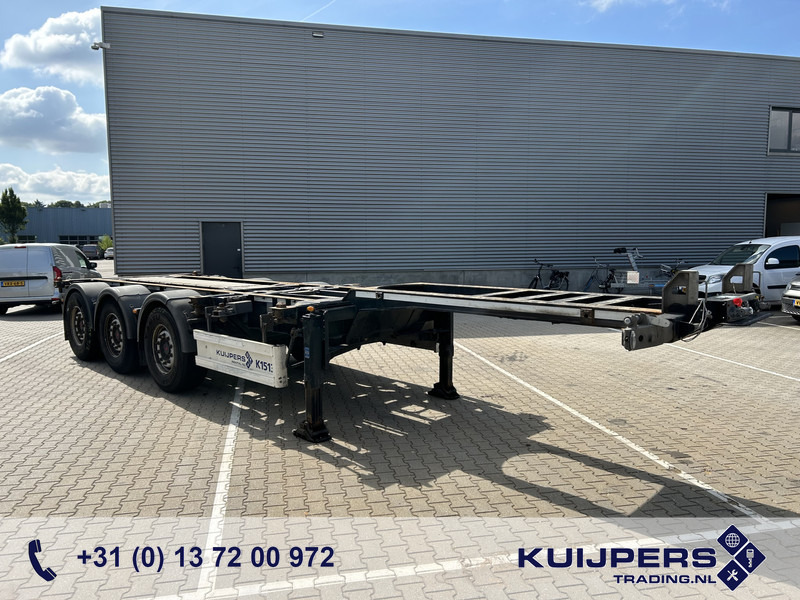 Renders Euro 800 / Container Chassis / 20 - 30 - 40 - 45 ft / SAF / APK TUV 11-25 - Kontejnerska polprikolica/ Polprikolica z zamenljivim tovoriščem: slika 1 Renders Euro 800 / Container Chassis / 20 - 30 - 40 - 45 ft / SAF / APK TUV 11-25 - Kontejnerska polprikolica/ Polprikolica z zamenljivim tovoriščem: slika 1
