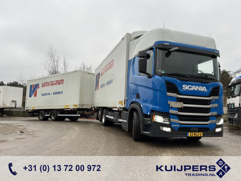 Scania R410 Highline / BDF Box + Wecon AWZ 218 / BDF Box / 448 dkm / NL Truck + Trailer - Tovornjak zabojnik: slika 1 Scania R410 Highline / BDF Box + Wecon AWZ 218 / BDF Box / 448 dkm / NL Truck + Trailer - Tovornjak zabojnik: slika 1