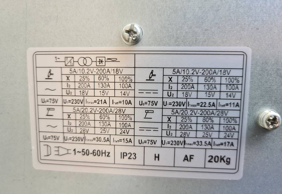 Spawarka WELDKAR MULTIGMAW Mig, Mag, Mma, Tig 200 A - Varilna oprema: slika 5 Spawarka WELDKAR MULTIGMAW Mig, Mag, Mma, Tig 200 A - Varilna oprema: slika 5