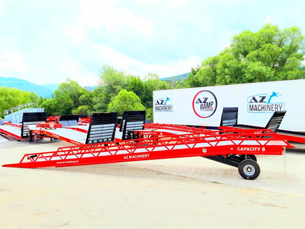 Nakladalna rampa **RENTAL 12-24-36 Month** AZ RAMP-EASY XL-8 . Mobil Loading Ramp: slika 15