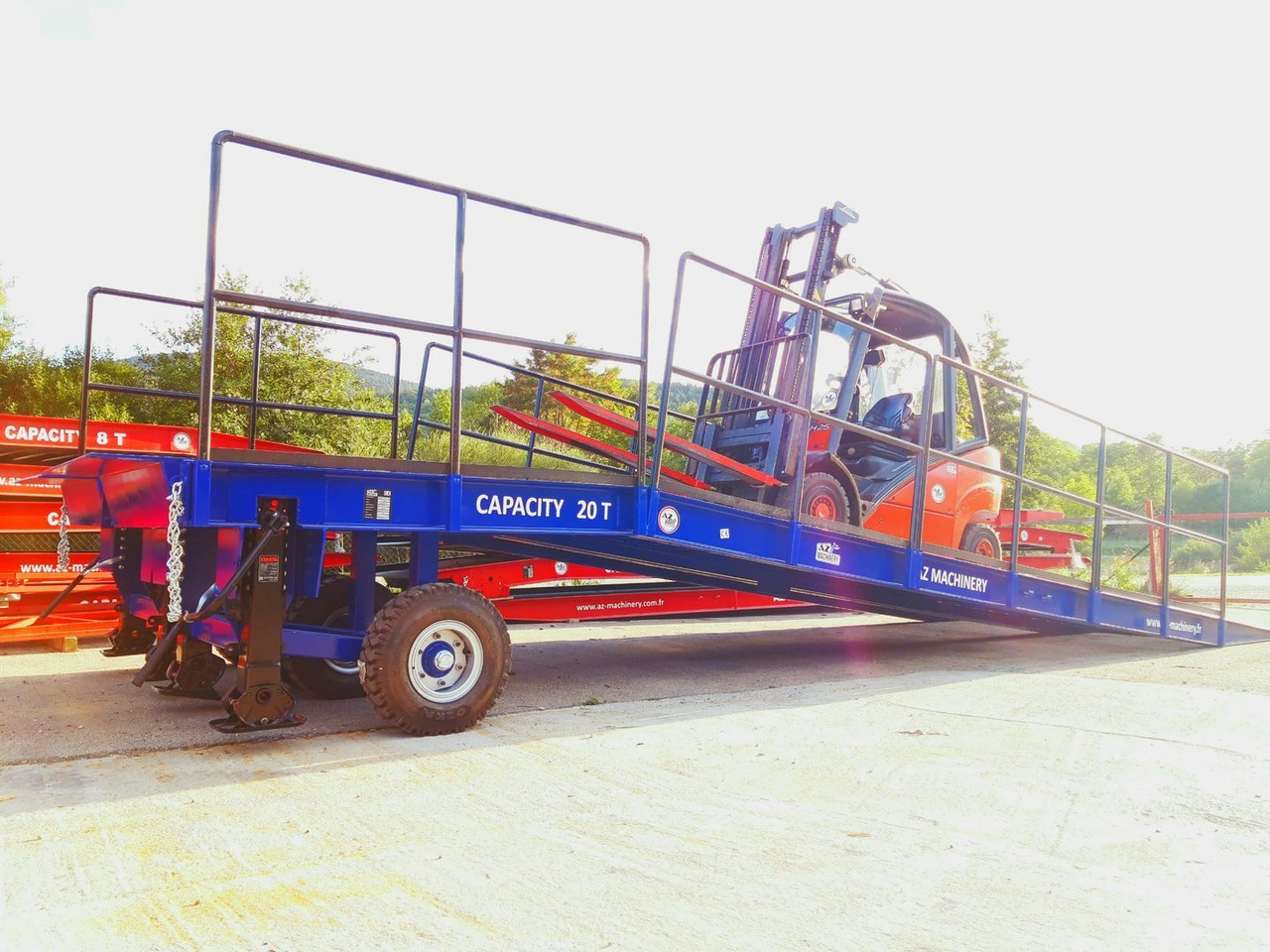 Nov Nakladalna rampa **RENTAL** Large Mobile dock ramp, uncouplable AZ RAMP - KING VERSION, BIG FOOT  LLO 20 T: slika 11