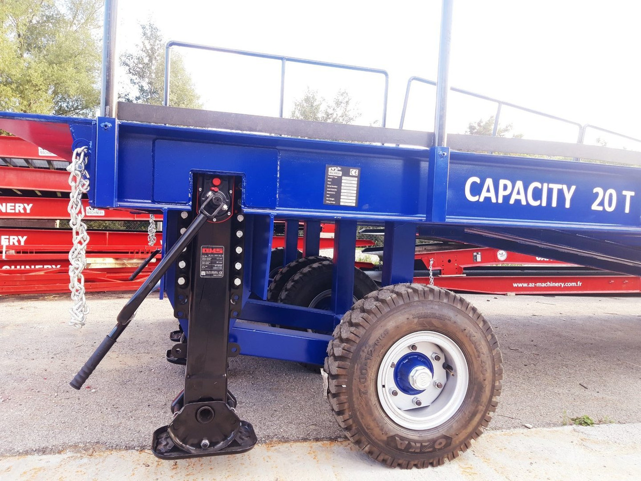 Nov Nakladalna rampa **RENTAL** Large Mobile dock ramp, uncouplable AZ RAMP - KING VERSION, BIG FOOT  LLO 20 T: slika 14