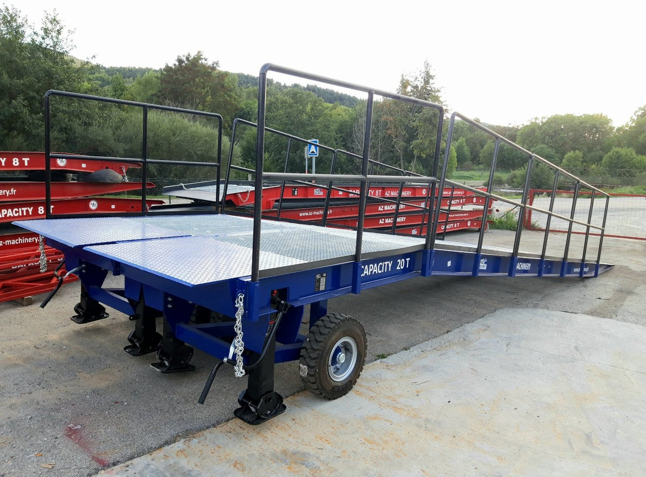 Nov Nakladalna rampa **RENTAL** Large Mobile dock ramp, uncouplable AZ RAMP - KING VERSION, BIG FOOT  LLO 20 T: slika 9