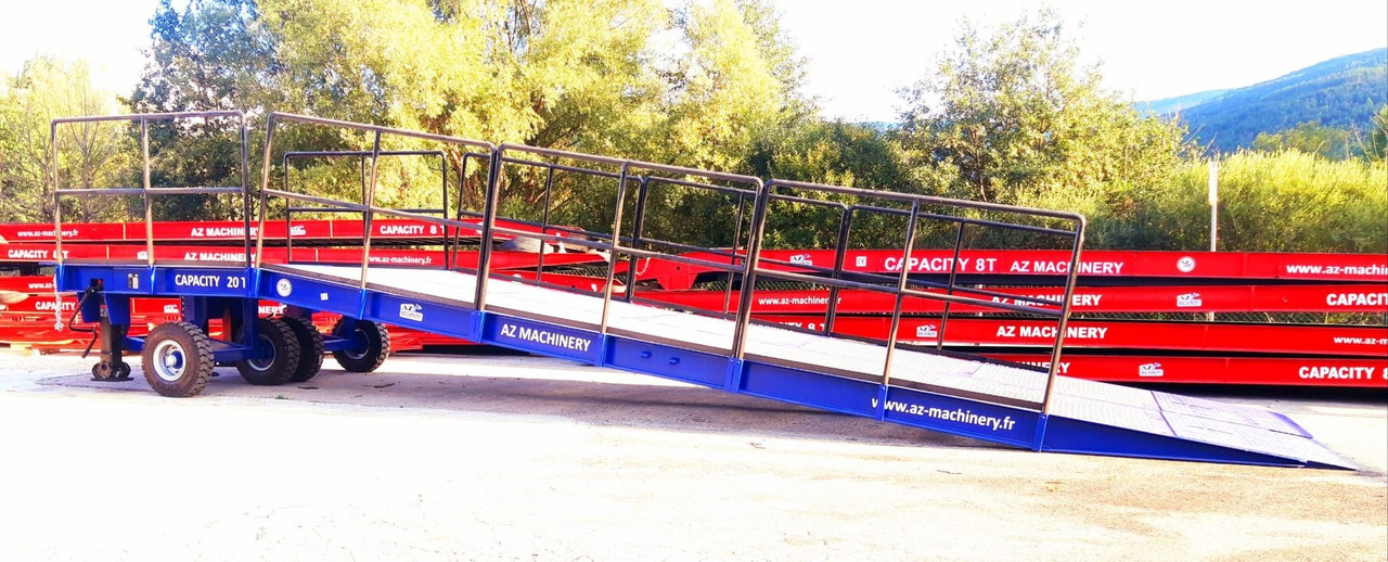 Nov Nakladalna rampa **RENTAL** Large Mobile dock ramp, uncouplable AZ RAMP - KING VERSION, BIG FOOT  LLO 20 T: slika 10