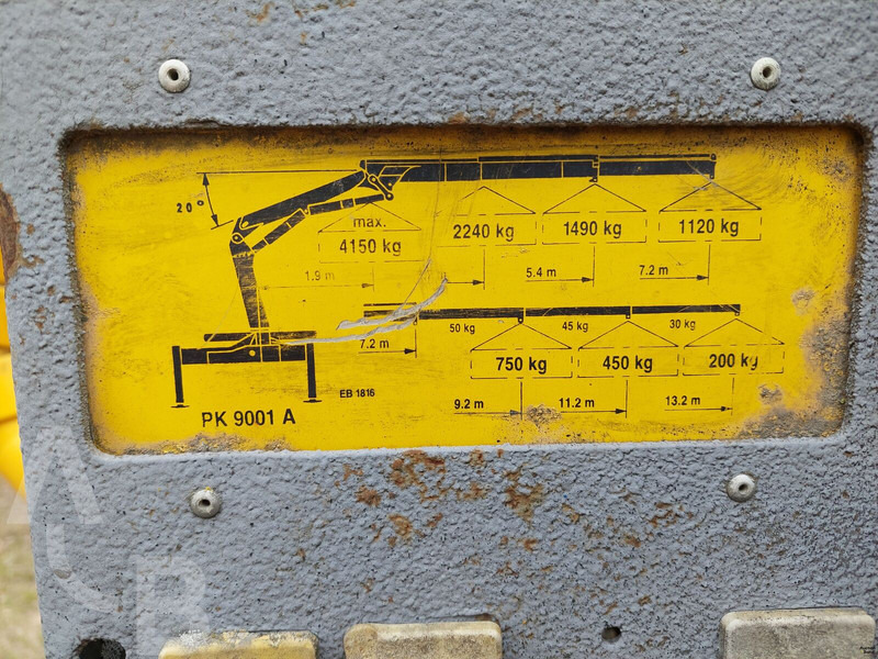 Tovornjak s kesonom, Tovornjak z dvigalom Iveco 180E18: slika 19