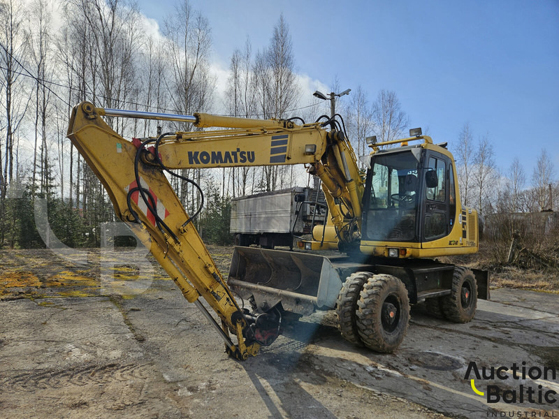 Komatsu PW130ES-6K - Bager na kolesih: slika 1 Komatsu PW130ES-6K - Bager na kolesih: slika 1