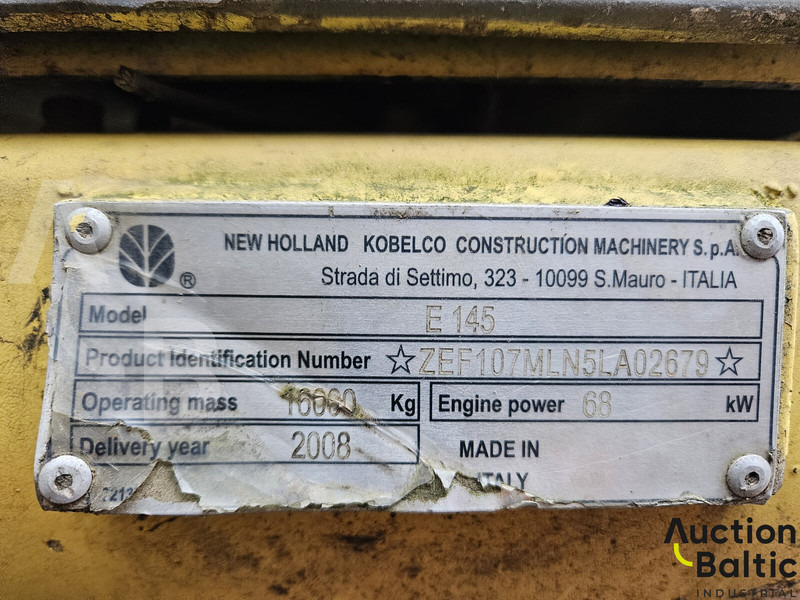 Bager goseničar New Holland E 145: slika 6 Bager goseničar New Holland E 145: slika 6