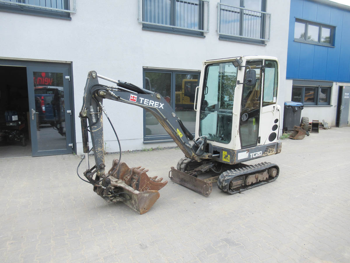 Terex TC20 hydr. Schwenklöffel - Mini bager: slika 1 Terex TC20 hydr. Schwenklöffel - Mini bager: slika 1