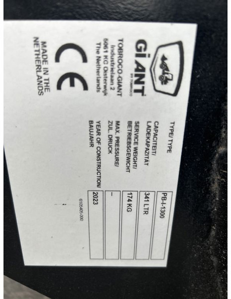 Tobroco Puinbak 130 cm Giant aanspan - Žlica za Gradbeni stroj: slika 5 Tobroco Puinbak 130 cm Giant aanspan - Žlica za Gradbeni stroj: slika 5