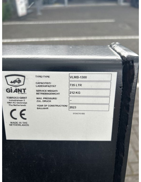 Tobroco Volumebak 130 cm Giant aanspan - Žlica za Gradbeni stroj: slika 5 Tobroco Volumebak 130 cm Giant aanspan - Žlica za Gradbeni stroj: slika 5