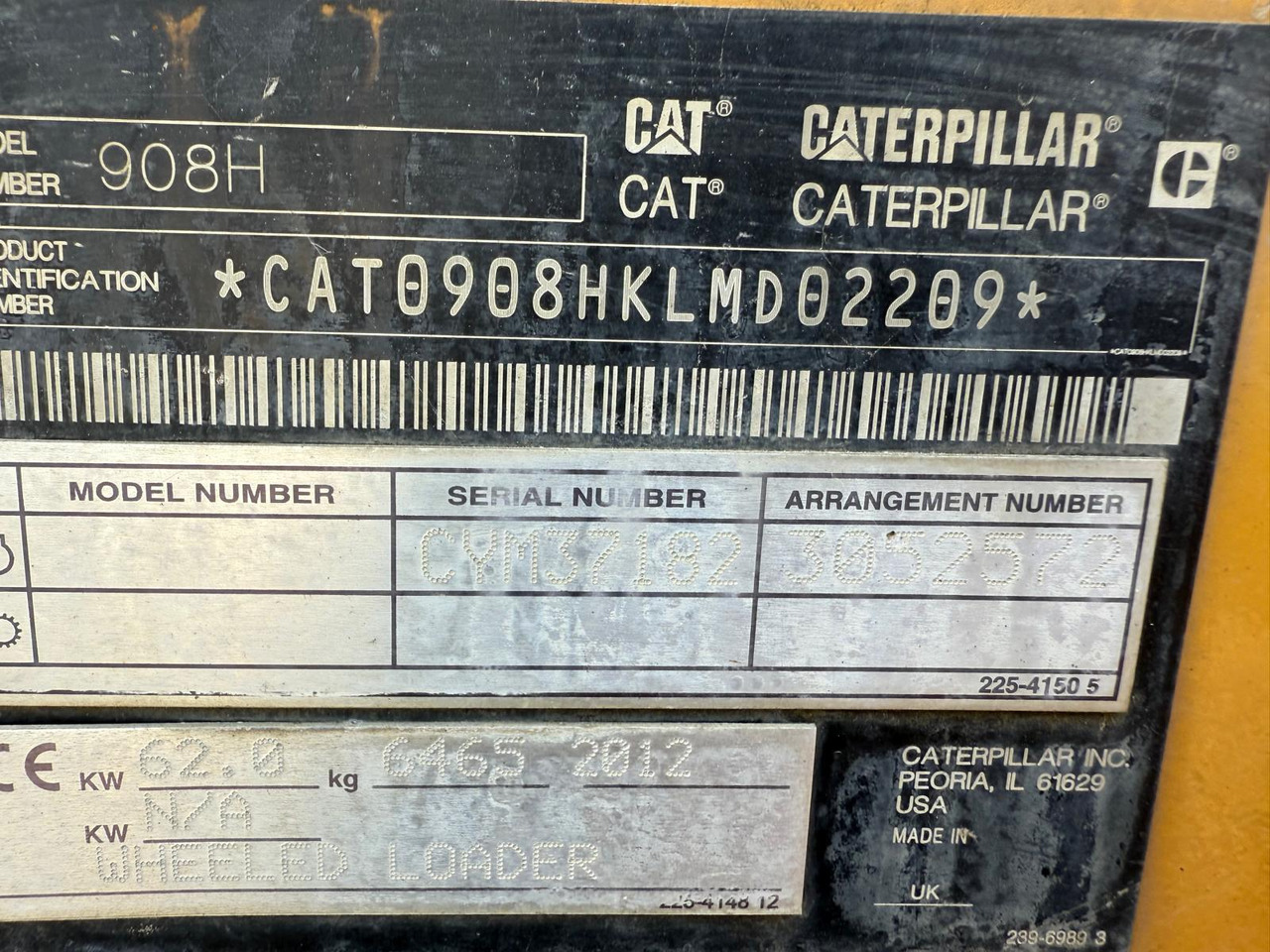 Caterpillar 908 H 2 units CAT908H - Kolesni nakladalec: slika 5 Caterpillar 908 H 2 units CAT908H - Kolesni nakladalec: slika 5