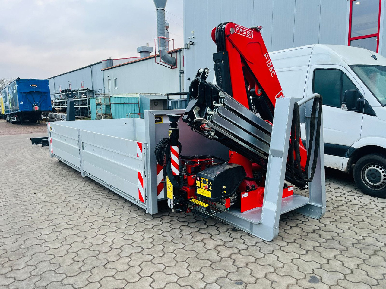 Container mit Fassi Kran, Krancontainer - Abrol kontejner: slika 1 Container mit Fassi Kran, Krancontainer - Abrol kontejner: slika 1