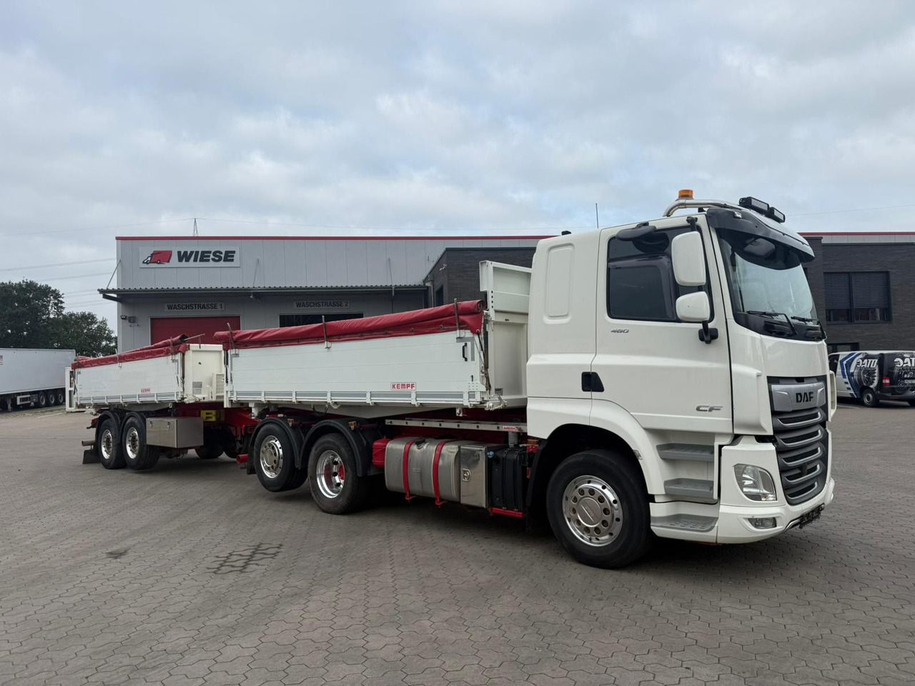 DAF CF 480 FAN 6x2 Dreiseitenkipper Inkl. Anhänger - Tovornjak prekucnik: slika 1 DAF CF 480 FAN 6x2 Dreiseitenkipper Inkl. Anhänger - Tovornjak prekucnik: slika 1