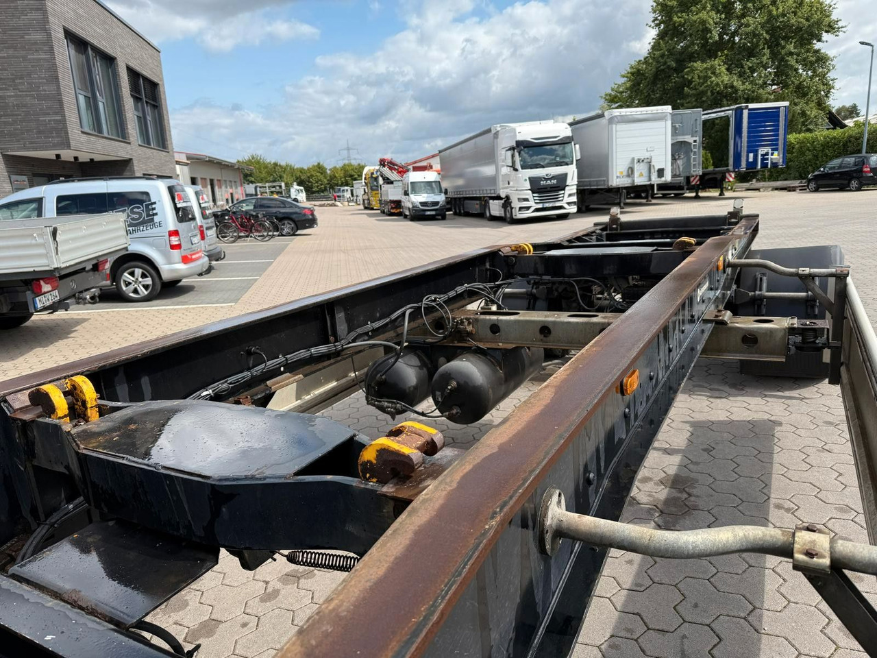 Hüffermann HSM - Containeranhänger + TÜV NEU - Kontejnerska prikolica/ Prikolica z zamenljivim tovoriščem: slika 5 Hüffermann HSM - Containeranhänger + TÜV NEU - Kontejnerska prikolica/ Prikolica z zamenljivim tovoriščem: slika 5