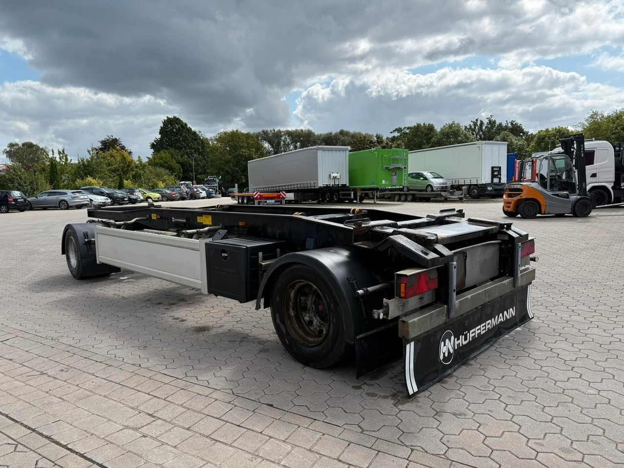Hüffermann HSM - Containeranhänger + TÜV NEU - Kontejnerska prikolica/ Prikolica z zamenljivim tovoriščem: slika 3 Hüffermann HSM - Containeranhänger + TÜV NEU - Kontejnerska prikolica/ Prikolica z zamenljivim tovoriščem: slika 3