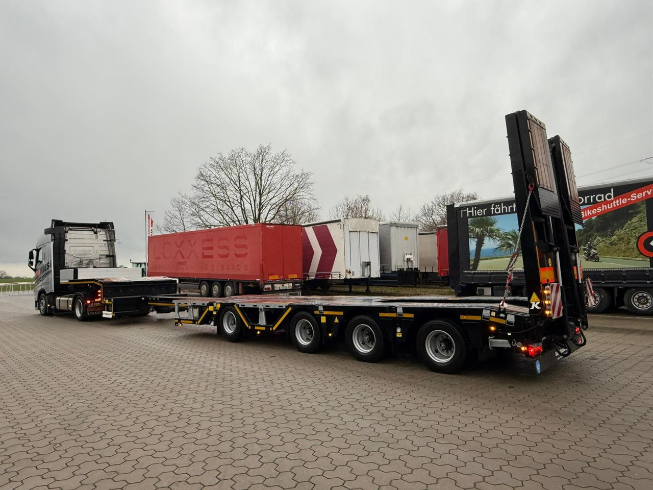 Nizko noseča polprikolica Kässbohrer K.SLA R 4 / 2N 18/40 Tieflader Radmulden tele: slika 8 Nizko noseča polprikolica Kässbohrer K.SLA R 4 / 2N 18/40 Tieflader Radmulden tele: slika 8