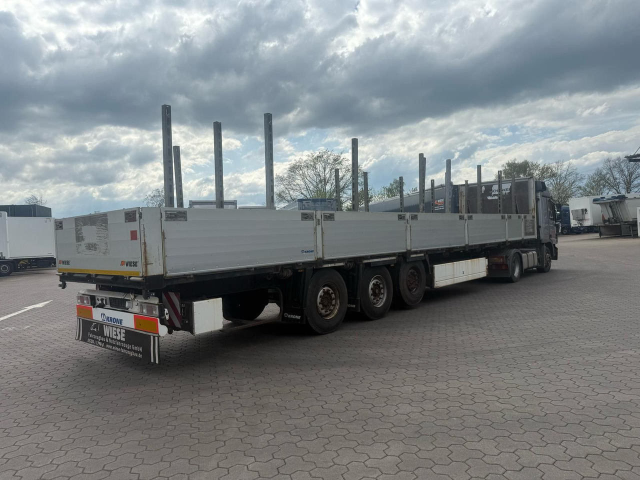Krone Stahlmattenauflieger mit Bordwände - TÜV Neu - Polprikolica s kesonom: slika 2 Krone Stahlmattenauflieger mit Bordwände - TÜV Neu - Polprikolica s kesonom: slika 2