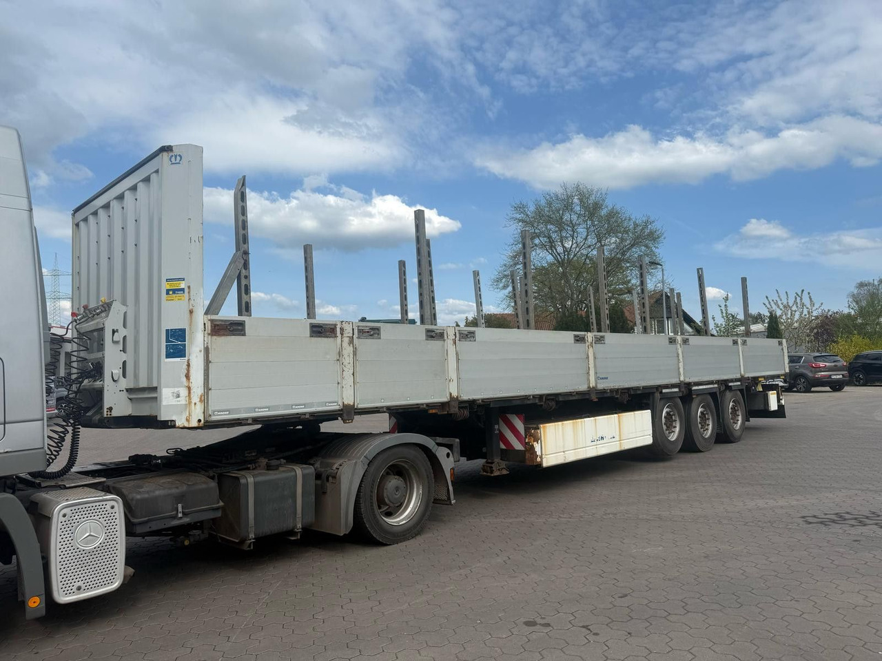 Krone Stahlmattenauflieger mit Bordwände - TÜV Neu - Polprikolica s kesonom: slika 3 Krone Stahlmattenauflieger mit Bordwände - TÜV Neu - Polprikolica s kesonom: slika 3