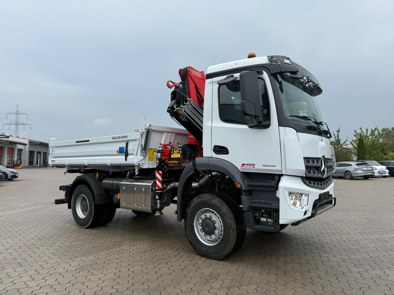 Mercedes-Benz Arocs 1835 4x2 Meiller Fassi F135 Kran Kipper - Tovornjak prekucnik, Tovornjak z dvigalom: slika 2 Mercedes-Benz Arocs 1835 4x2 Meiller Fassi F135 Kran Kipper - Tovornjak prekucnik, Tovornjak z dvigalom: slika 2