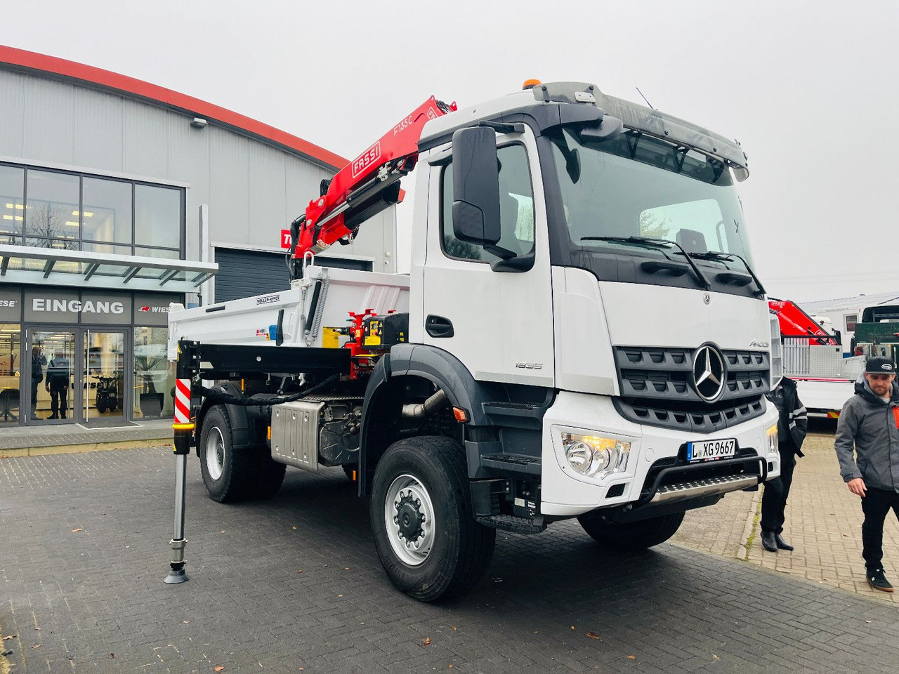Mercedes-Benz Arocs 1835 4x4 Meiller Fassi Kran Kipper - Tovornjak prekucnik, Tovornjak z dvigalom: slika 2 Mercedes-Benz Arocs 1835 4x4 Meiller Fassi Kran Kipper - Tovornjak prekucnik, Tovornjak z dvigalom: slika 2