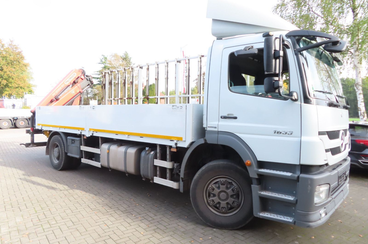 Tovornjak z dvigalom Mercedes-Benz Axor  1833 L - Glastransporter Kran Palfinger: slika 6