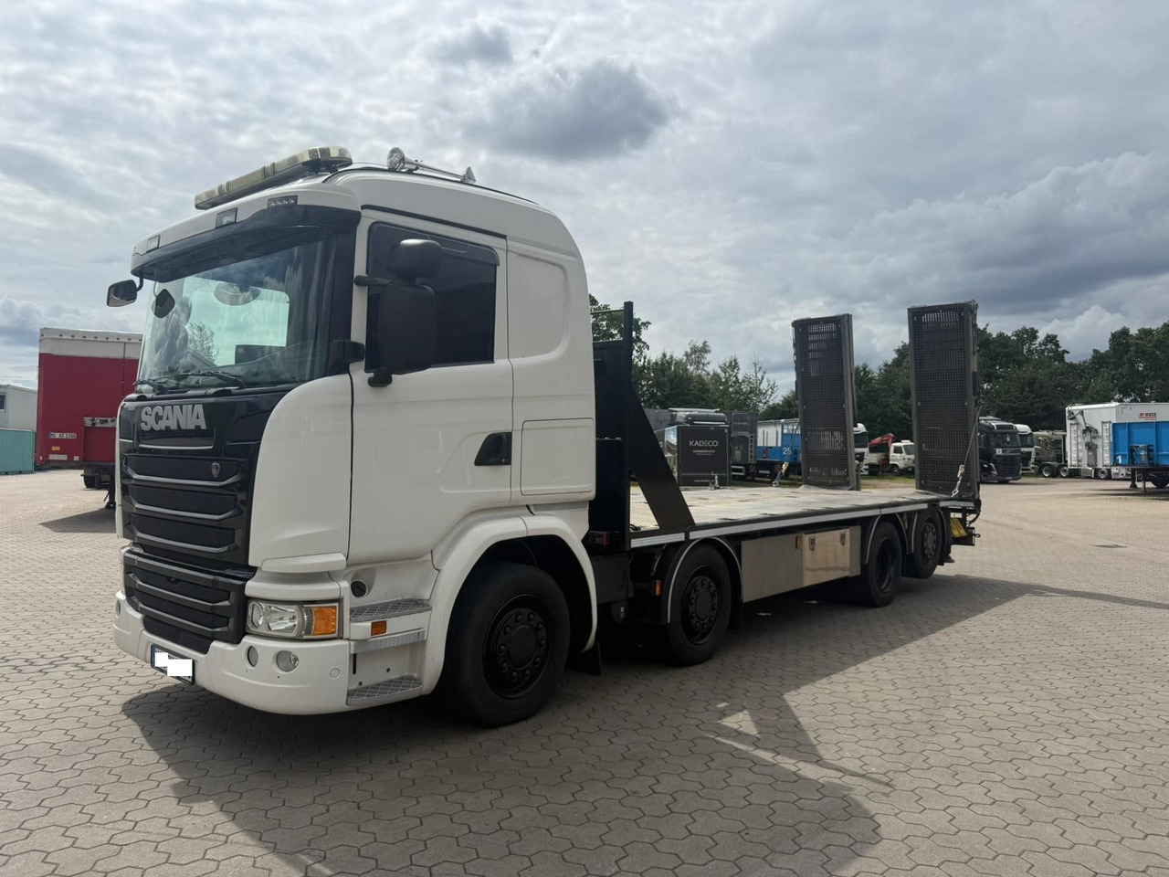 Scania G450 Baumaschinentransporter mit Rampen - Vlečno vozilo: slika 2 Scania G450 Baumaschinentransporter mit Rampen - Vlečno vozilo: slika 2