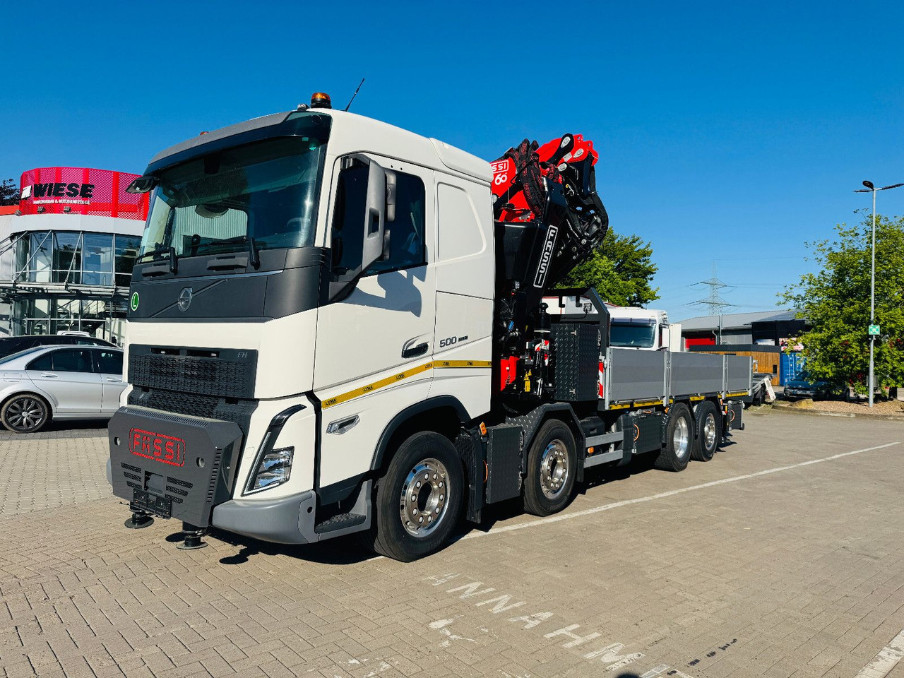 Volvo FH 500 8x2 mit F710RA.2.27 L426 und V20 Winde - Tovornjak z dvigalom: slika 1 Volvo FH 500 8x2 mit F710RA.2.27 L426 und V20 Winde - Tovornjak z dvigalom: slika 1