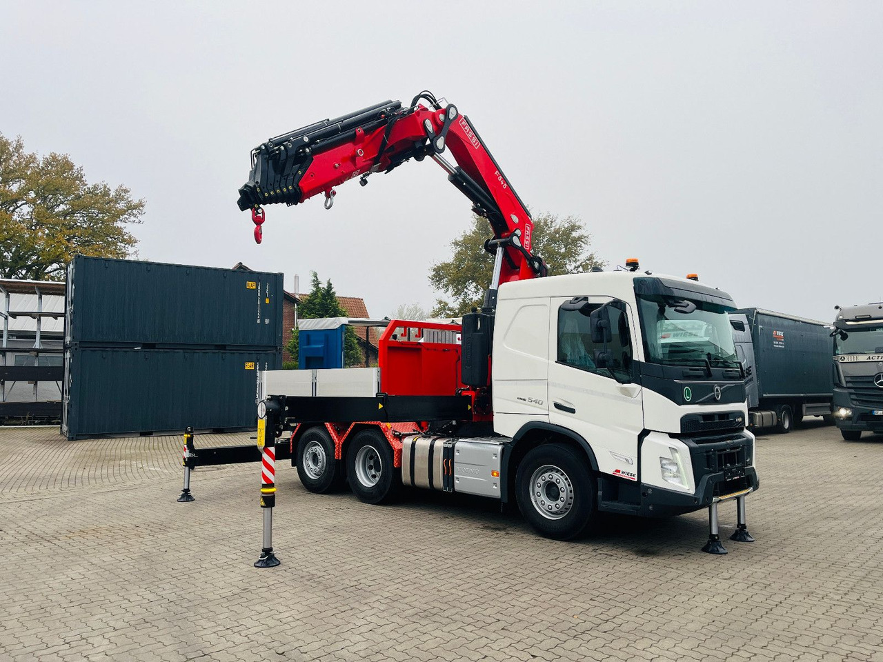 Volvo FMX 540 6x2 mit F545RA.2.28 - Tovornjak s kesonom, Tovornjak z dvigalom: slika 1 Volvo FMX 540 6x2 mit F545RA.2.28 - Tovornjak s kesonom, Tovornjak z dvigalom: slika 1
