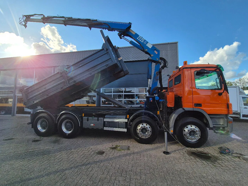 Mercedes-Benz Actros 3241 8X4 Containersysteem/ 20T HMF crane/ Manual - Kotalni prekucni tovornjak, Tovornjak z dvigalom: slika 2 Mercedes-Benz Actros 3241 8X4 Containersysteem/ 20T HMF crane/ Manual - Kotalni prekucni tovornjak, Tovornjak z dvigalom: slika 2