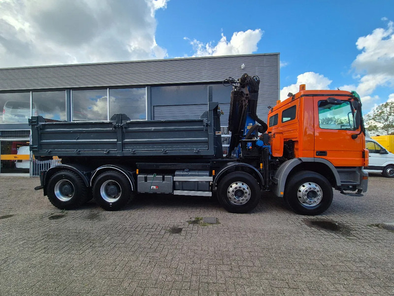 Mercedes-Benz Actros 3241 8X4 Containersysteem/ 20T HMF crane/ Manual - Kotalni prekucni tovornjak, Tovornjak z dvigalom: slika 4 Mercedes-Benz Actros 3241 8X4 Containersysteem/ 20T HMF crane/ Manual - Kotalni prekucni tovornjak, Tovornjak z dvigalom: slika 4