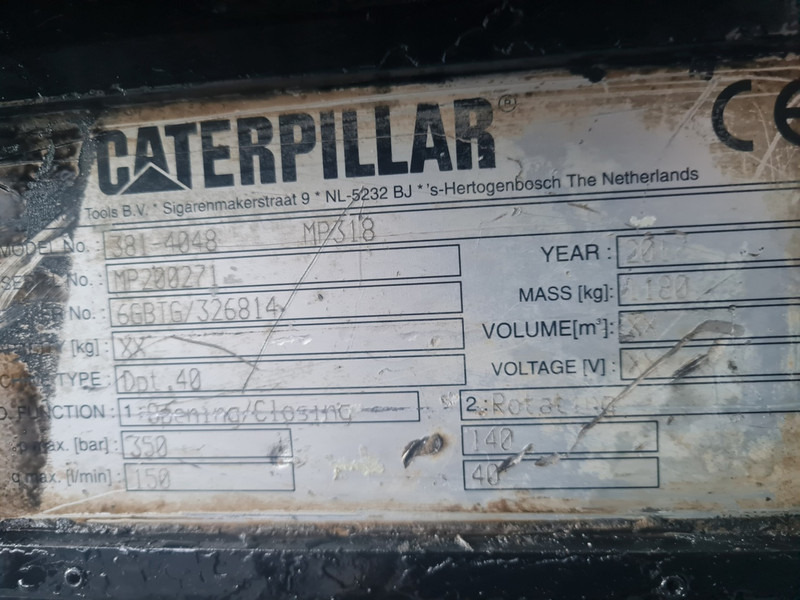 Rušilne škarje Caterpillar verachtert pulverizer mp318 multi processor: slika 6