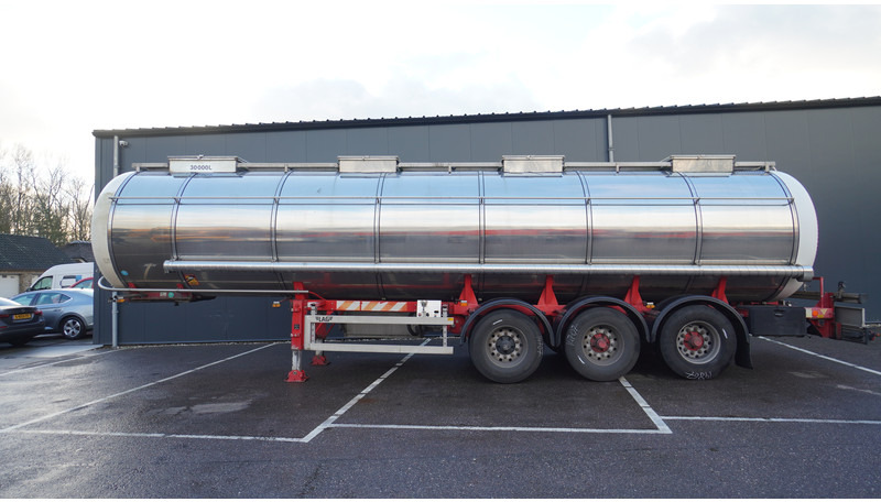 Polprikolica cisterna za transport kemikalij Burg 3 AXLE TANK CHEMIE TRAILER 30.000LTR: slika 1