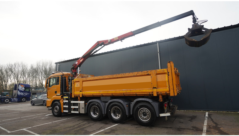 MAN TGS 35.440 8X4 2 SIDE TIPPER WITH HMF Z 1943 CRANE 415.000KM - Tovornjak z dvigalom: slika 4 MAN TGS 35.440 8X4 2 SIDE TIPPER WITH HMF Z 1943 CRANE 415.000KM - Tovornjak z dvigalom: slika 4