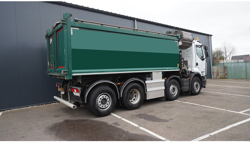 Tovornjak z dvigalom Renault PREMIUM 380 DXI 8X2/6 2 SIDE TIPPER WITH PLFINGER Q 170 Z CRANE.278.200KM: slika 6