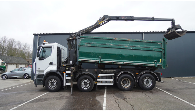 Renault PREMIUM 380 DXI 8X2/6 2 SIDE TIPPER WITH PLFINGER Q 170 Z CRANE.278.200KM - Tovornjak z dvigalom: slika 2 Renault PREMIUM 380 DXI 8X2/6 2 SIDE TIPPER WITH PLFINGER Q 170 Z CRANE.278.200KM - Tovornjak z dvigalom: slika 2