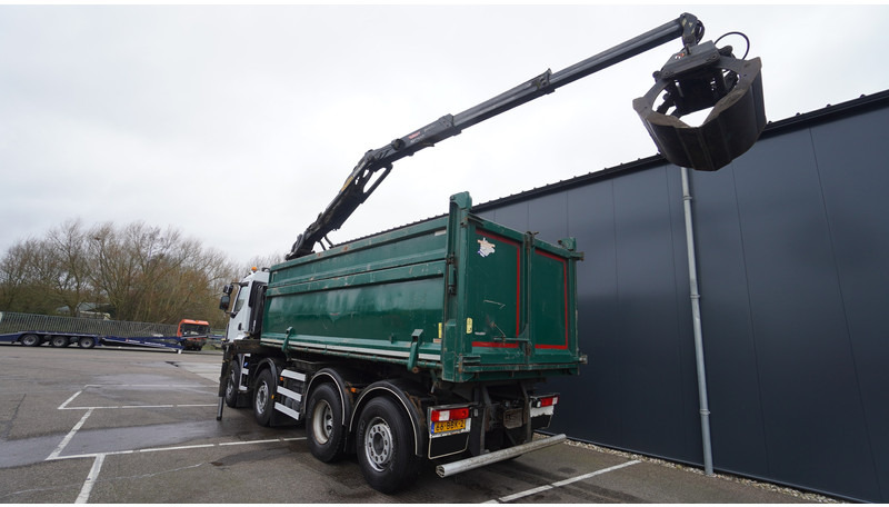 Renault PREMIUM 380 DXI 8X2/6 2 SIDE TIPPER WITH PLFINGER Q 170 Z CRANE.278.200KM - Tovornjak z dvigalom: slika 4 Renault PREMIUM 380 DXI 8X2/6 2 SIDE TIPPER WITH PLFINGER Q 170 Z CRANE.278.200KM - Tovornjak z dvigalom: slika 4