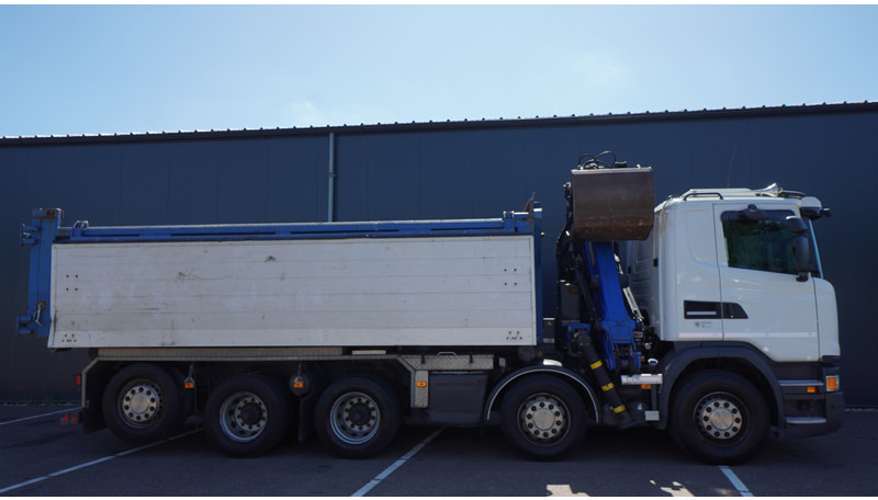 Scania G 490 10X4 CABLE SYSTEM TRUCK WITH PALFINGER Q180Z95TR CRANE - Tovornjak z dvigalom: slika 4 Scania G 490 10X4 CABLE SYSTEM TRUCK WITH PALFINGER Q180Z95TR CRANE - Tovornjak z dvigalom: slika 4