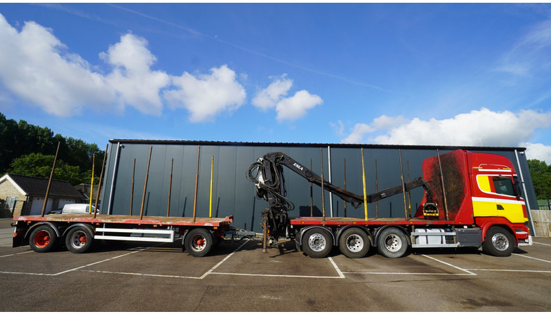 Scania R 580 V8 8X4 LOGTRANSPORT COMBI WITH MTDK YEAR 2012 TRAILER KESLA 46 CRANE - Tovornjak za prevoz lesa, Tovornjak z dvigalom: slika 4 Scania R 580 V8 8X4 LOGTRANSPORT COMBI WITH MTDK YEAR 2012 TRAILER KESLA 46 CRANE - Tovornjak za prevoz lesa, Tovornjak z dvigalom: slika 4