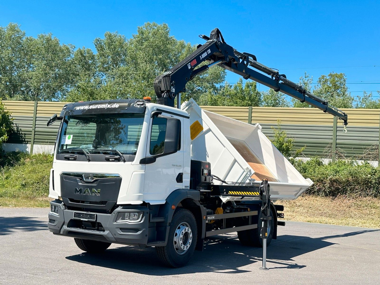 Tovornjak prekucnik, Tovornjak z dvigalom MAN TGM 18.320 4x2 Euro6e  Hiab X-HiDuo 138DS-4: slika 15