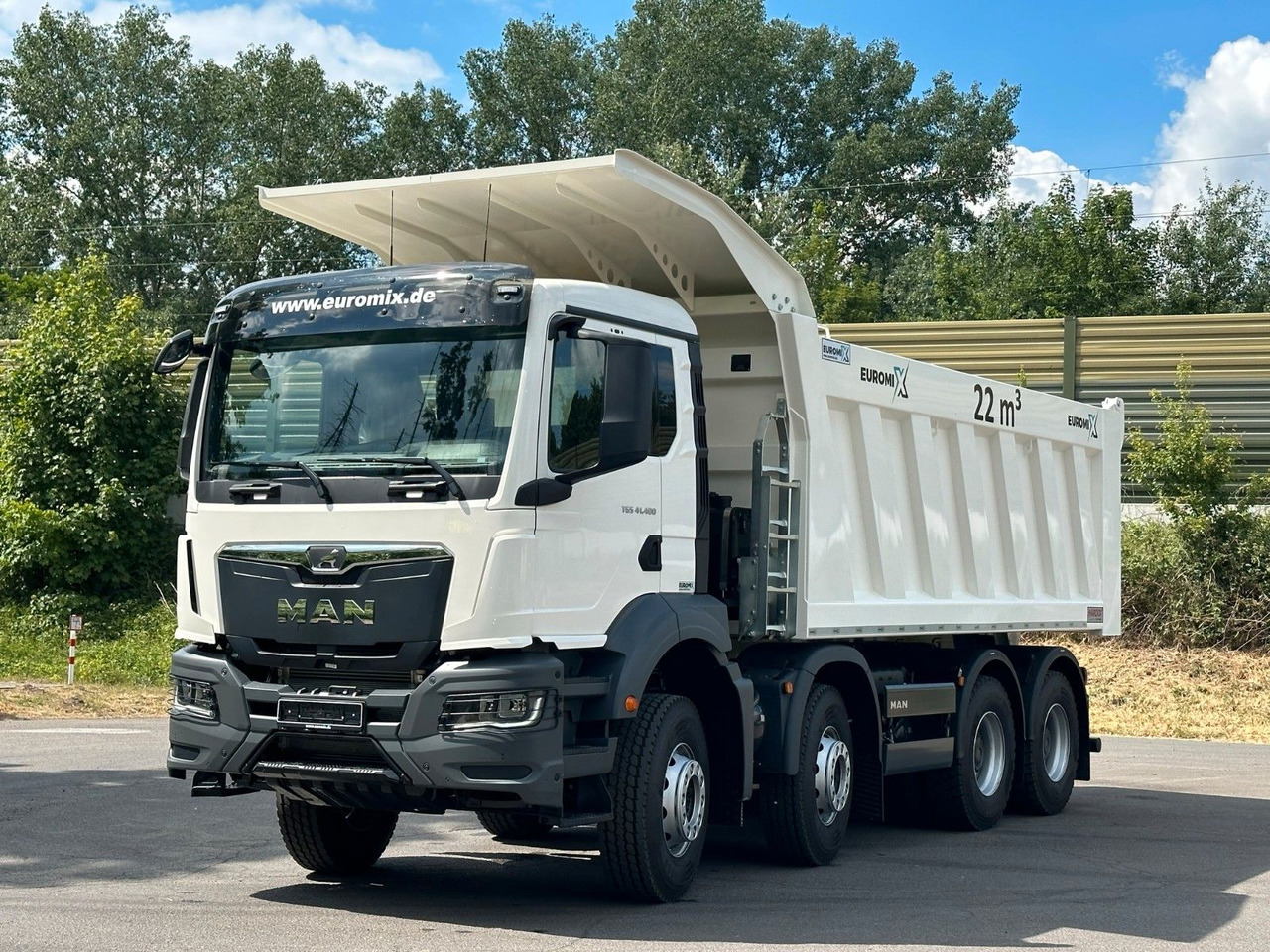MAN TGS 41.400 8x4 / EUROMIX MTP 22m³/ Eckige Mulde - Tovornjak prekucnik: slika 2 MAN TGS 41.400 8x4 / EUROMIX MTP 22m³/ Eckige Mulde - Tovornjak prekucnik: slika 2