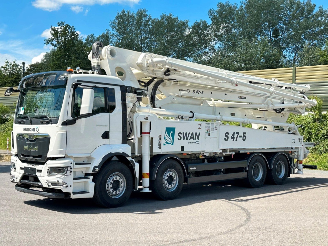 MAN TGS 41.520 8x4 SWAN TSP 47-5 160RZ ( 47m ) - Črpalka za beton: slika 2 MAN TGS 41.520 8x4 SWAN TSP 47-5 160RZ ( 47m ) - Črpalka za beton: slika 2