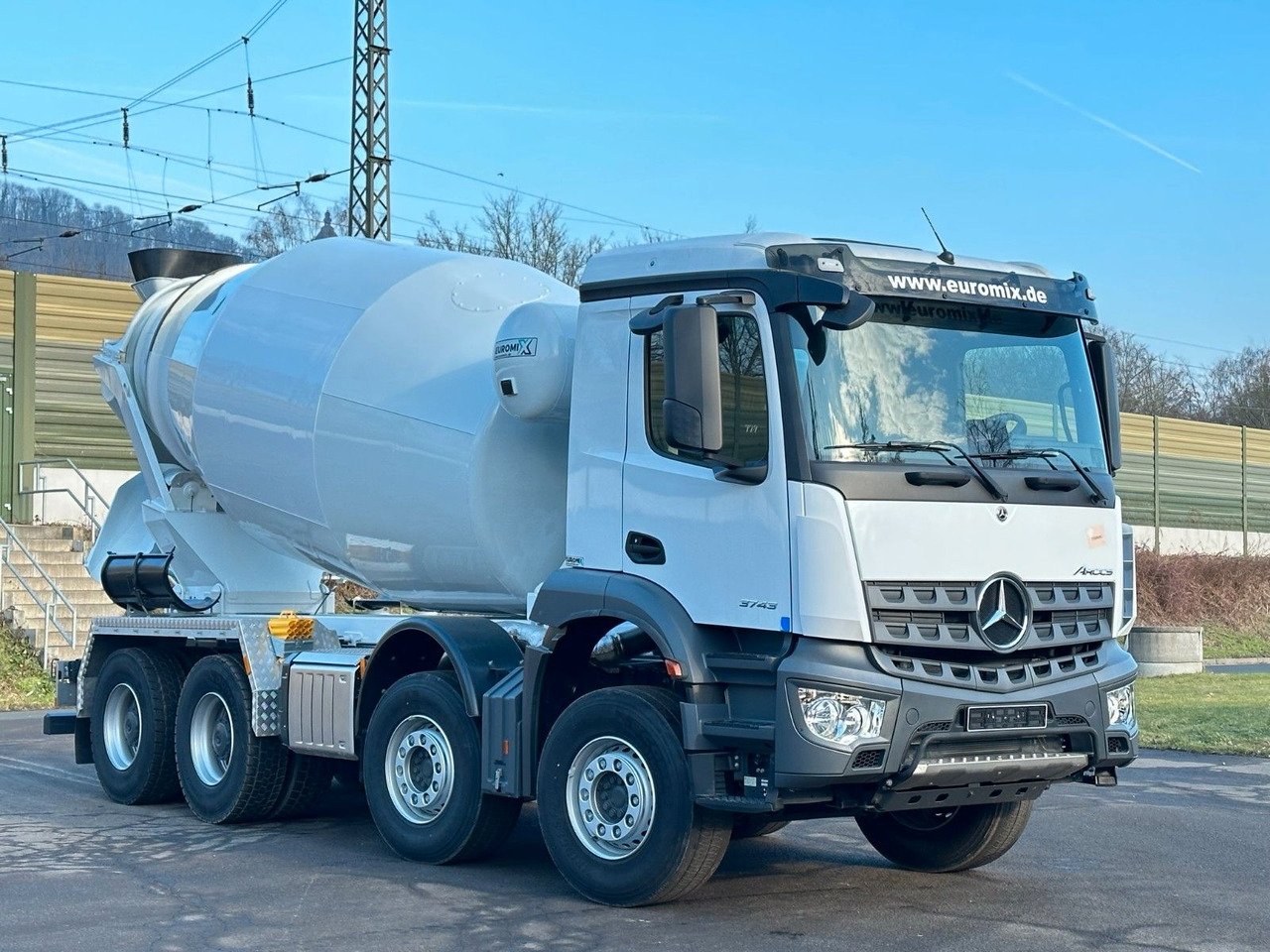 Mercedes-Benz Arocs 5 3743 8X4 / Euro6e EuromixMTP EM 10 L - Avtomešalec: slika 1 Mercedes-Benz Arocs 5 3743 8X4 / Euro6e EuromixMTP EM 10 L - Avtomešalec: slika 1