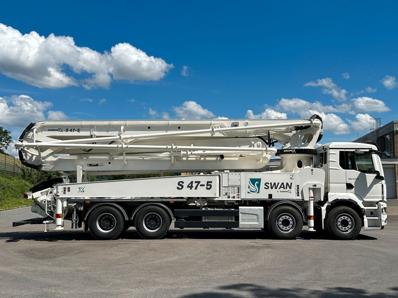 Volvo FMX 500 8x4 SWAN 47m Betonpumpe EuromixMTP - Črpalka za beton: slika 1 Volvo FMX 500 8x4 SWAN 47m Betonpumpe EuromixMTP - Črpalka za beton: slika 1