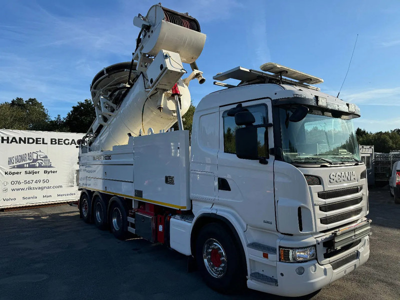 Scania R480 Sewer Jetter + Recycler, Euro 6, Super 2000 (16m3), 2013 - Vakuumski tovornjak: slika 1 Scania R480 Sewer Jetter + Recycler, Euro 6, Super 2000 (16m3), 2013 - Vakuumski tovornjak: slika 1